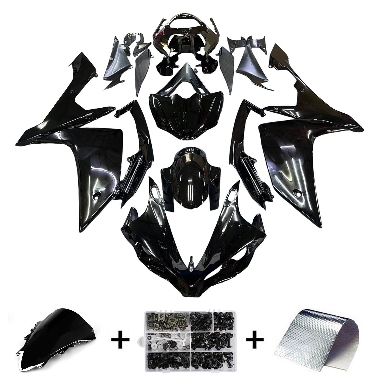 Injection Fairing Kit Bodywork Plastic ABS fit For Yamaha YZF 1000 R1 2007-2008
