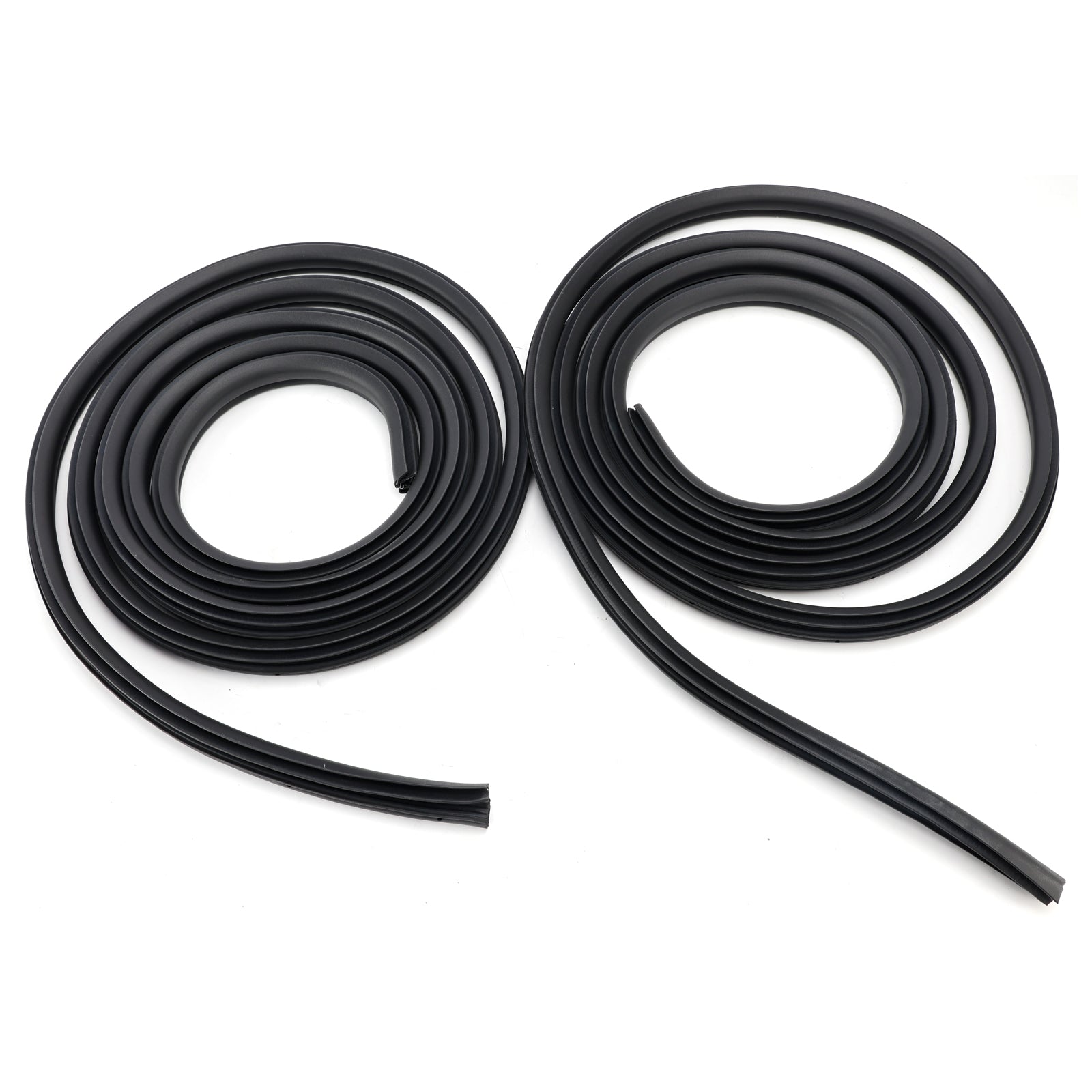 4Pcs Front Rear Left Right Door Rubber Seal Weatherstrip For Hummer H2 2003-2009