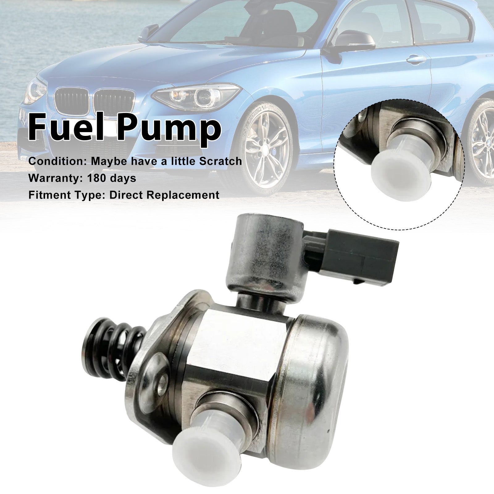 High Pressure Fuel Pump 13517610761 Fit BMW 335i 435i X3 X4 X5 X6 L6 3.0L