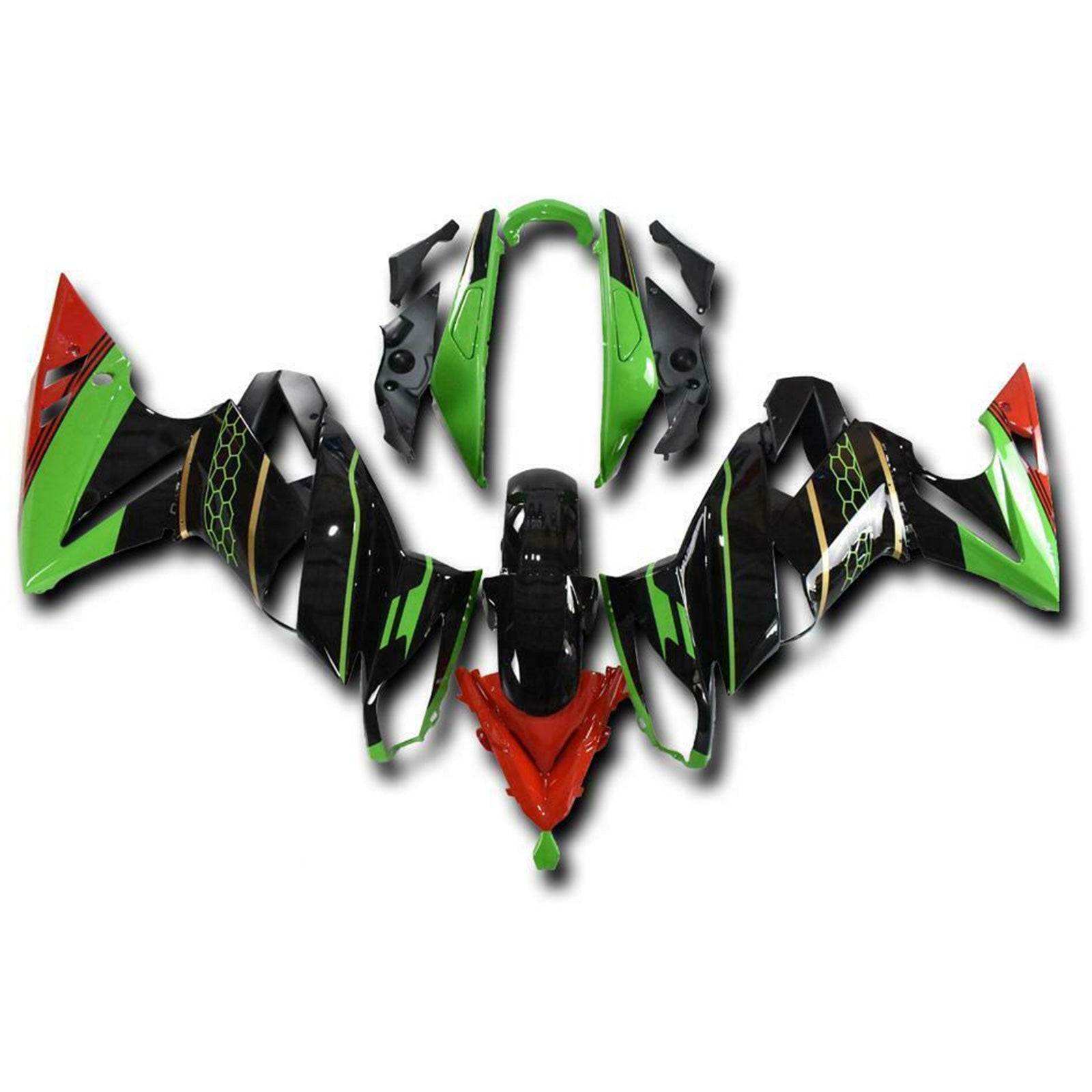 2009-2011 Kawasaki Ninja 650 ER-6F EX650 Fairing Kit Plastic 03# Generic