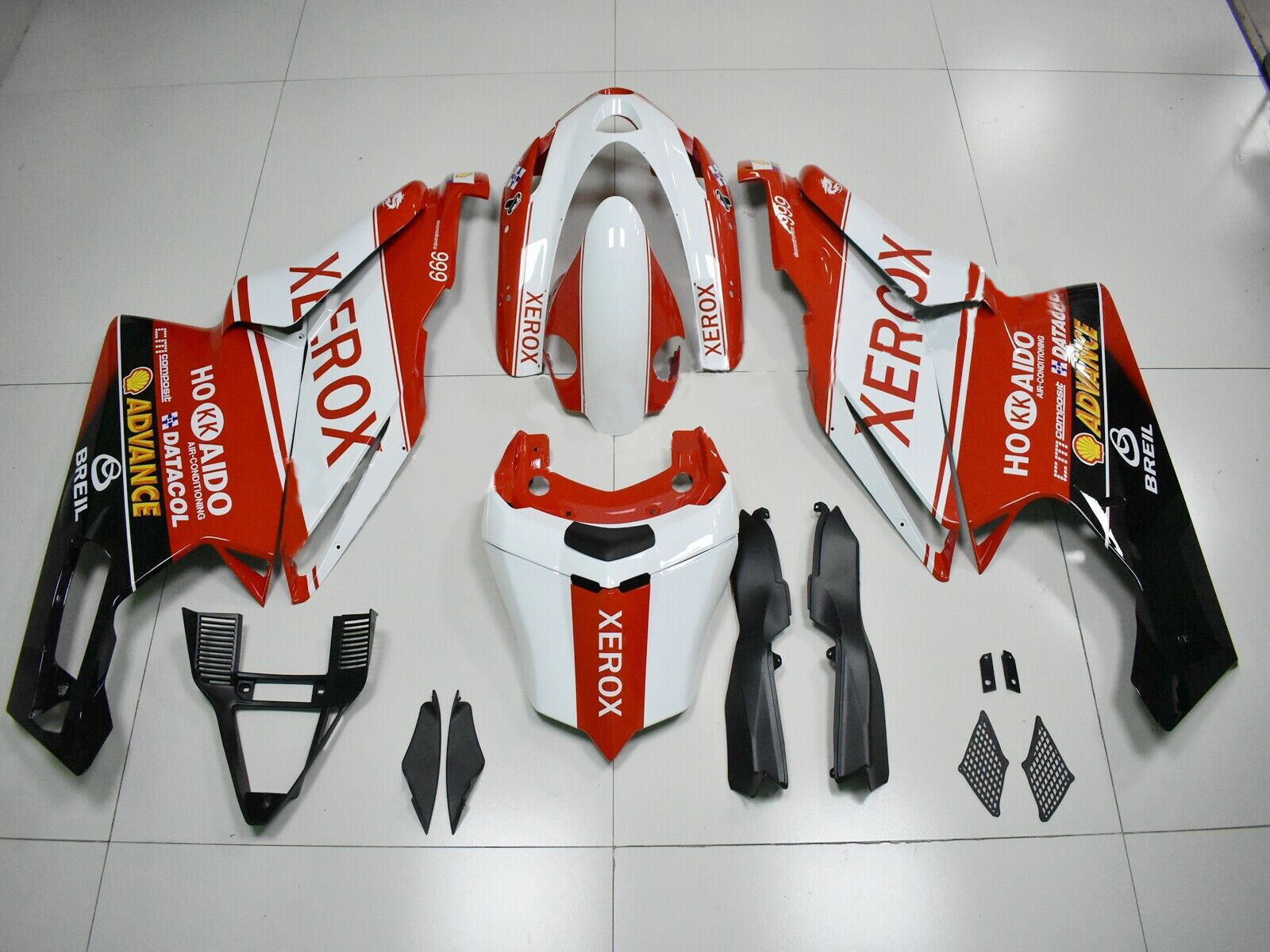 2003-2004 Ducati 999 749 Kit Carénage Carrosserie ABS Générique