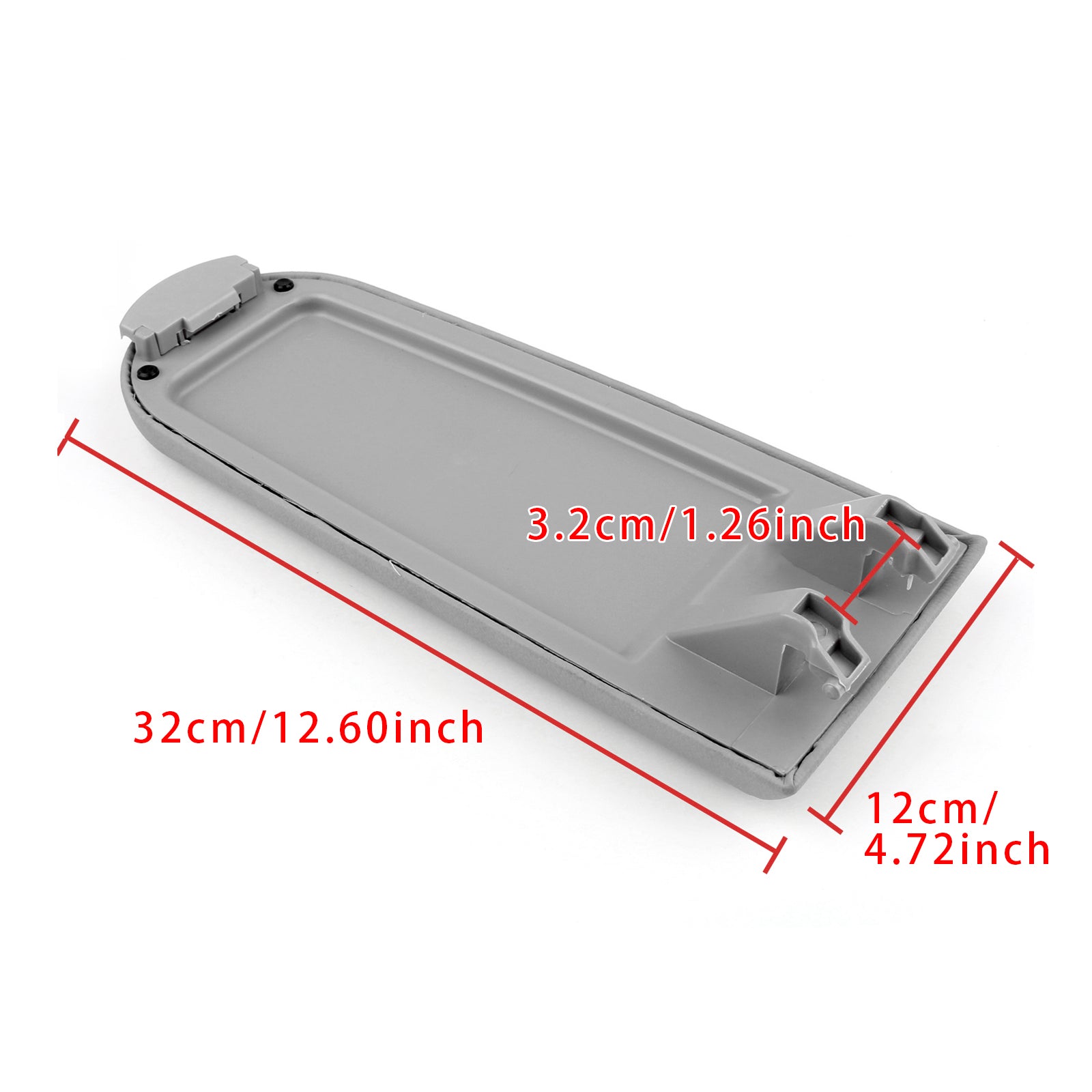 Gray Leather Armrest Centre Console Lid For VW MK4 Jetta Bora Golf 18D867173