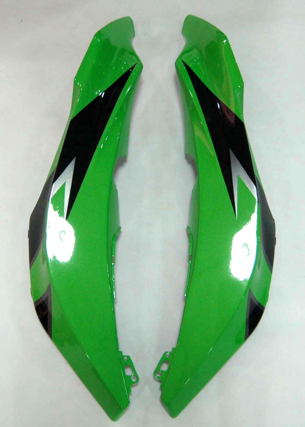 2009-2012 Honda CBR 600 RR groen en zwart CBR Racing stroomlijnkappen algemeen