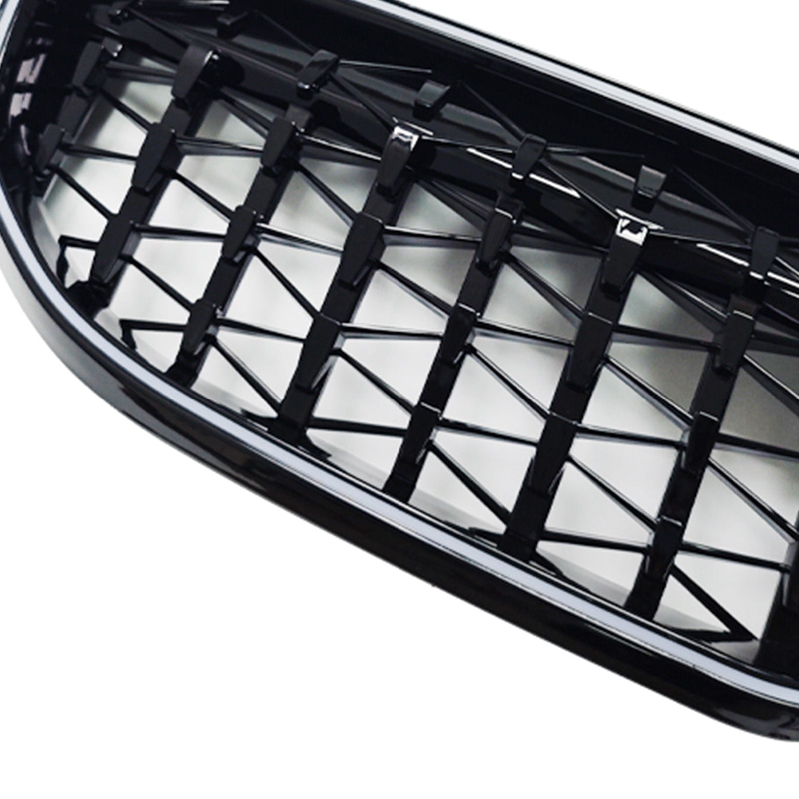 Diamond Kidney Grille Grill 51138072085 Fit BMW 3 Series G20 2019-2022 Black