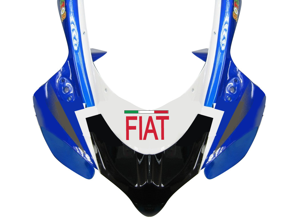 2004-2005 Kawasaki ZX 10R Blue White FIAT Racing Fairings Generic