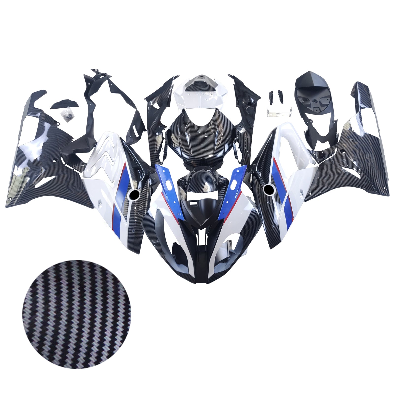Injection Fairing Kit Bodywork Plastic ABS fit For BMW S1000RR 2015-2016