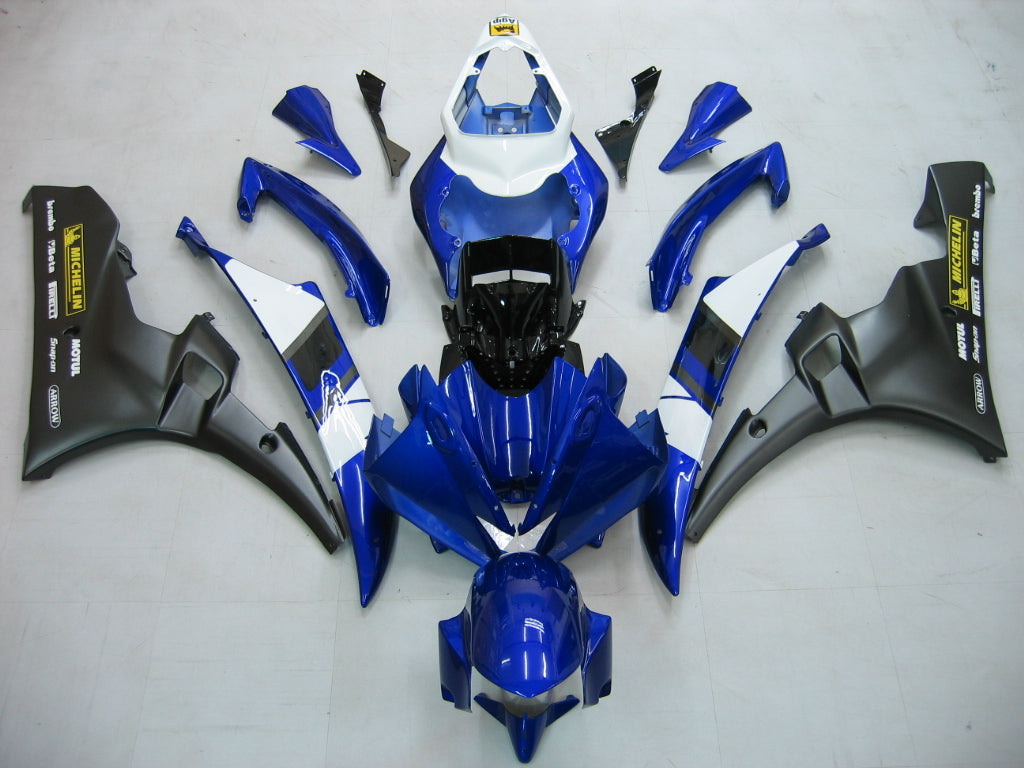 2006-2007 Yamaha YZF 600 R6 Injection Fairing Kit Bodywork Plastic ABS