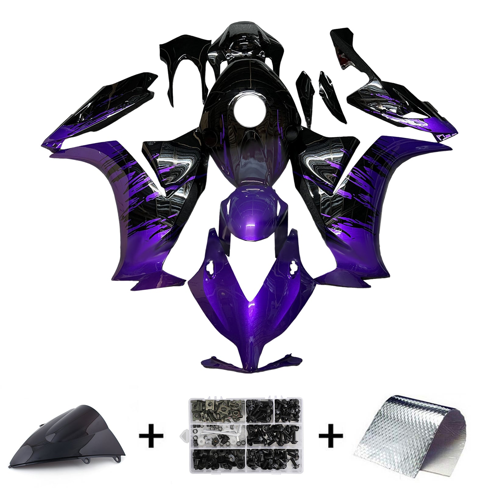 Injektionsmässa Kit Bodywork Plastic ABS för Honda CBR1000RR 2012-2016