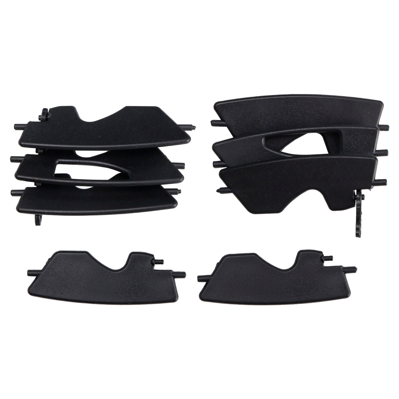 Cubierta negra del panel de ventilación de aire acondicionado de la consola central trasera para Benz Clase C W204 2007-14