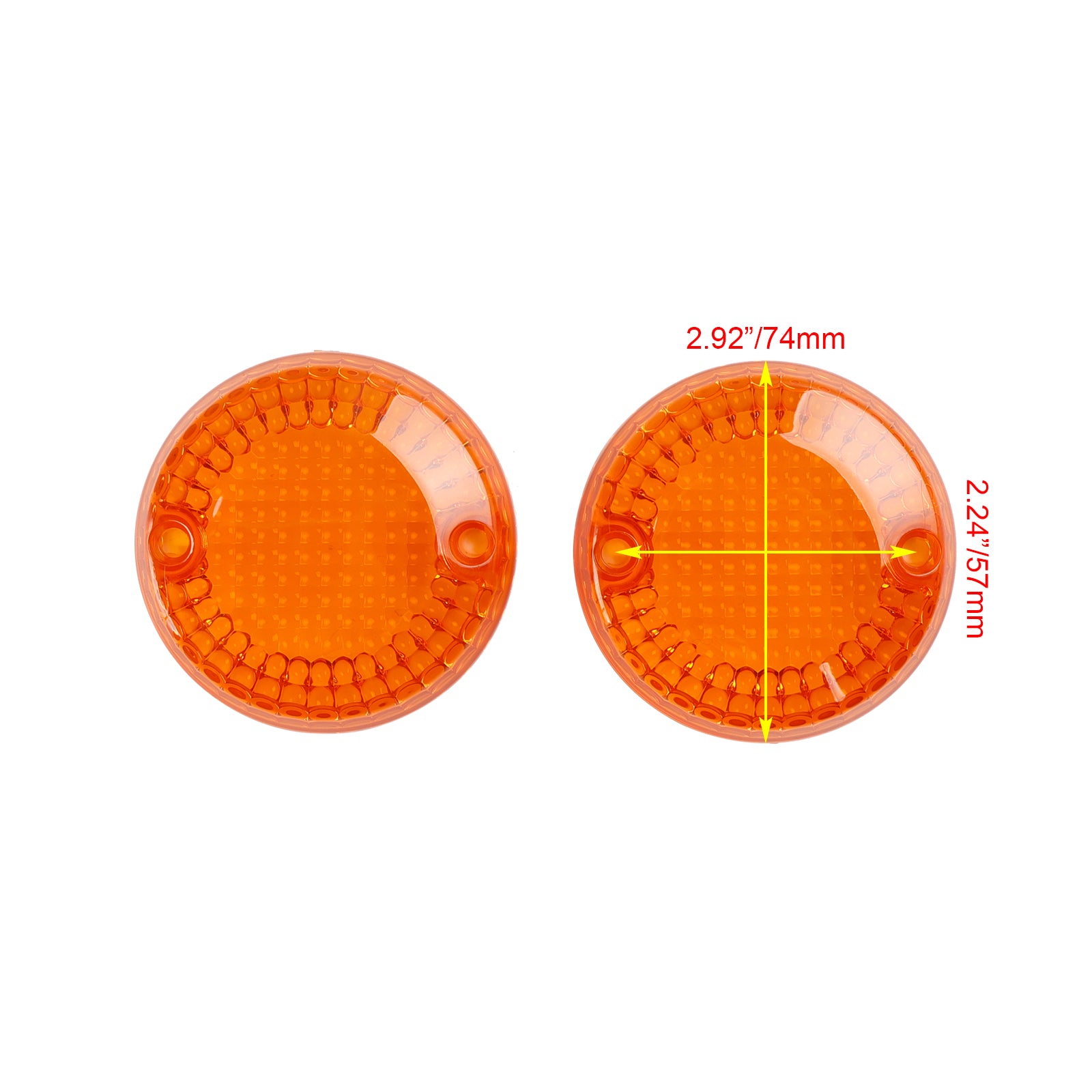 Front/Rear Turn Signals Lens Cover For Yamaha XVS 950 SPEC BOLT 2013-up