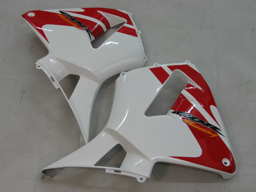 2005-2006 Honda CBR 600 RR White & Red CBR Racing Fairings Generic