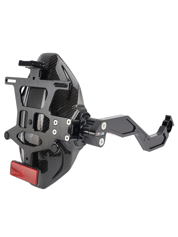 Real carbone fibre arrière arrière du support de garde-boue ajustement pour Honda CBR650R CB650R 2024-2025