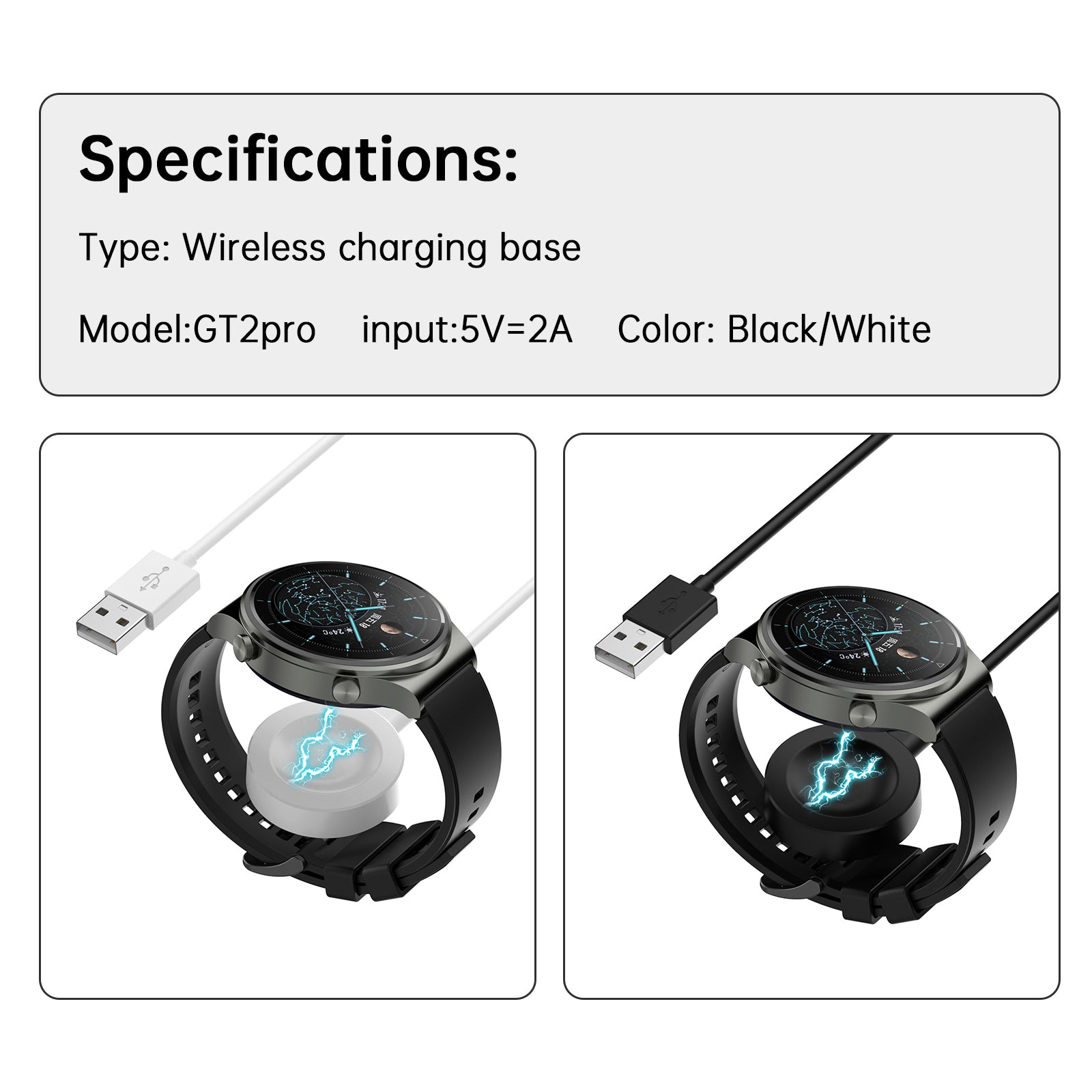 Wireless Charging Watch Charger Cable For Huawei GT3 SE/Buds/3 pro new/GT3 PRO/D