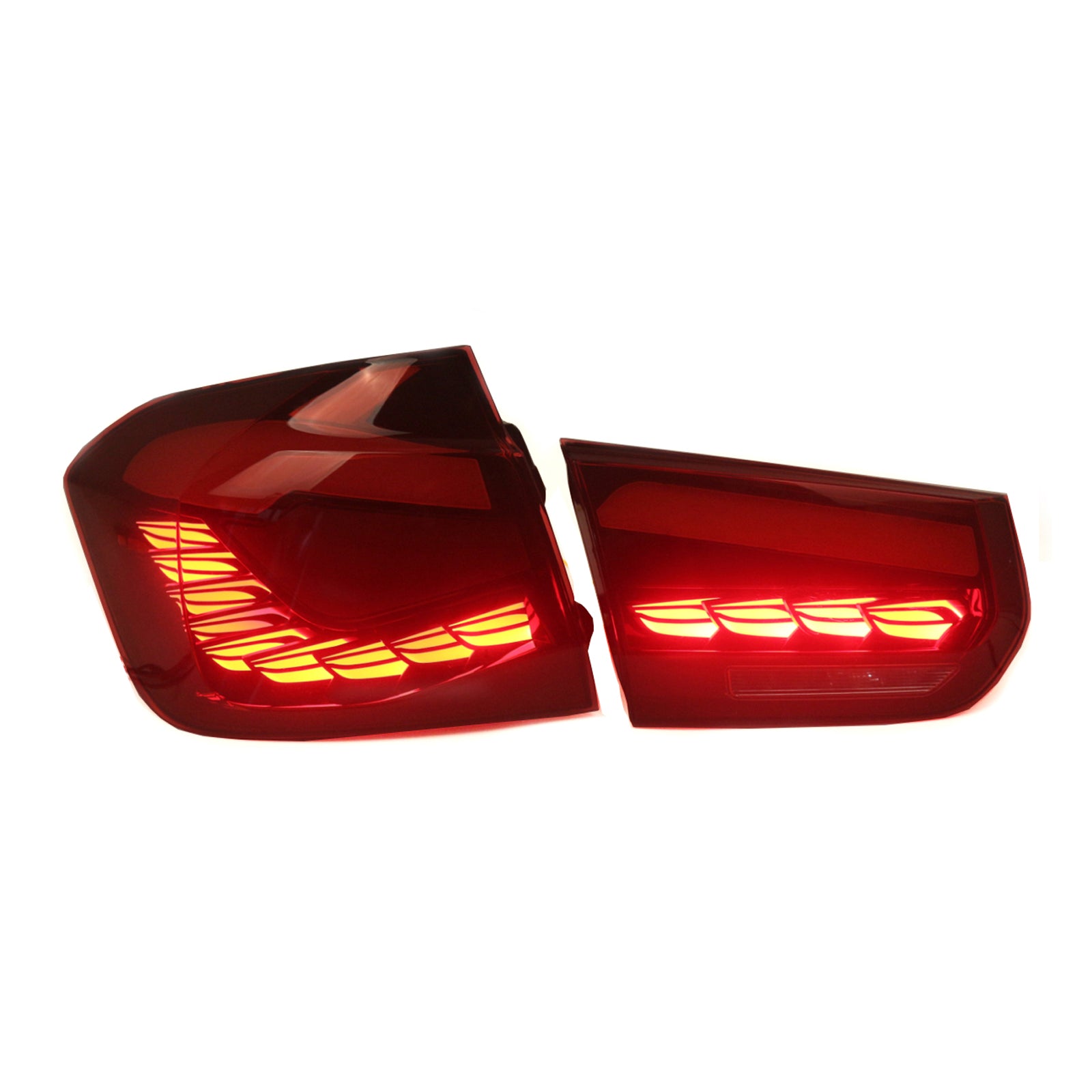 BMW Série 3 F30 330D/335D XDrive L 2012-2018&Ensemble de feux arrière à LED rouges R 63217313039 63217372793