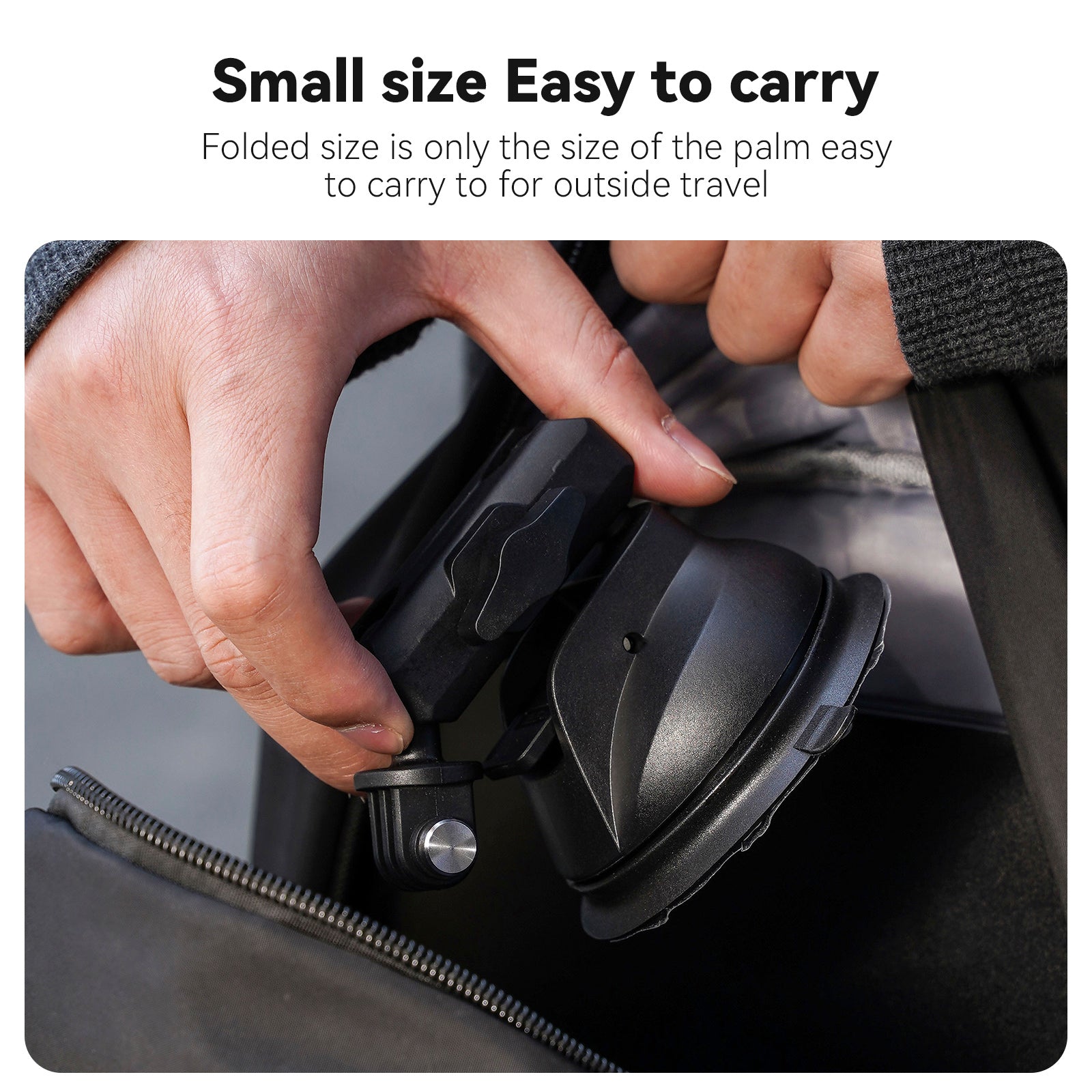 Univerzálny ľahký držiak na prísny sací pohár pre DJI GOPRO13/Insta 360 GO3