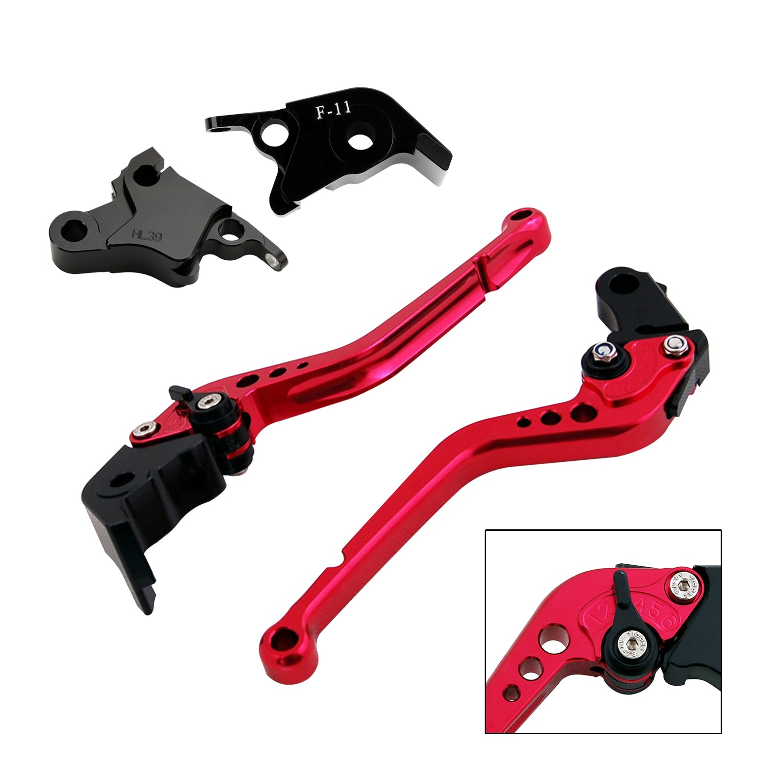 Palanca de freno de embrague larga apta para CFMOTO 700CL-X Sport 2021-2022