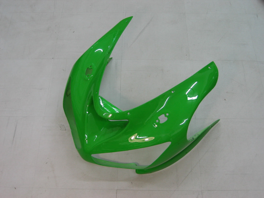 2005-2006 Kawasaki ZX6R 636 Fairings Green Black Ninja Racing Generic