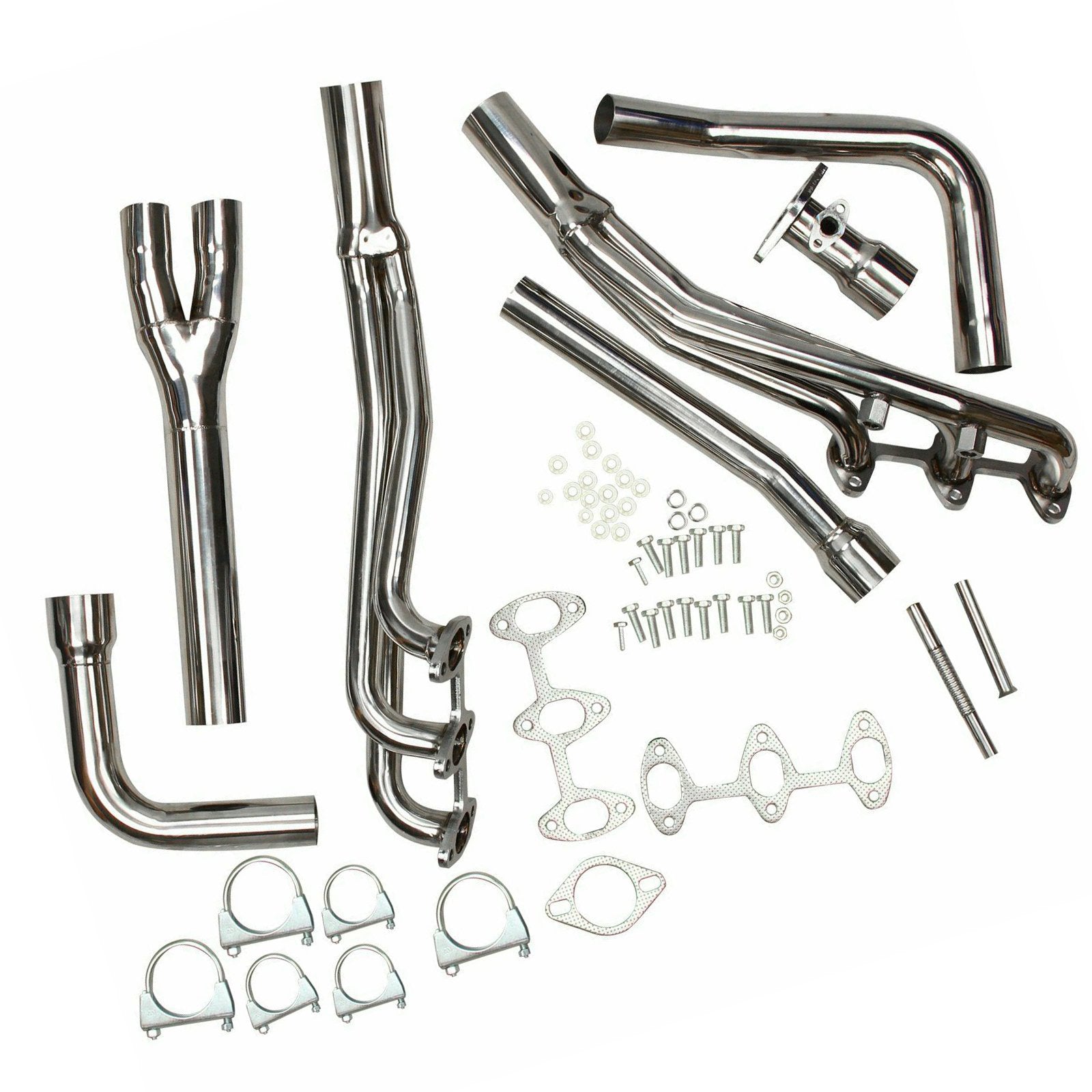 Los cabezales del colector de escape de acero inoxidable se ajustan a la camioneta Toyota 4Runner 1988-1995 3.0L V6