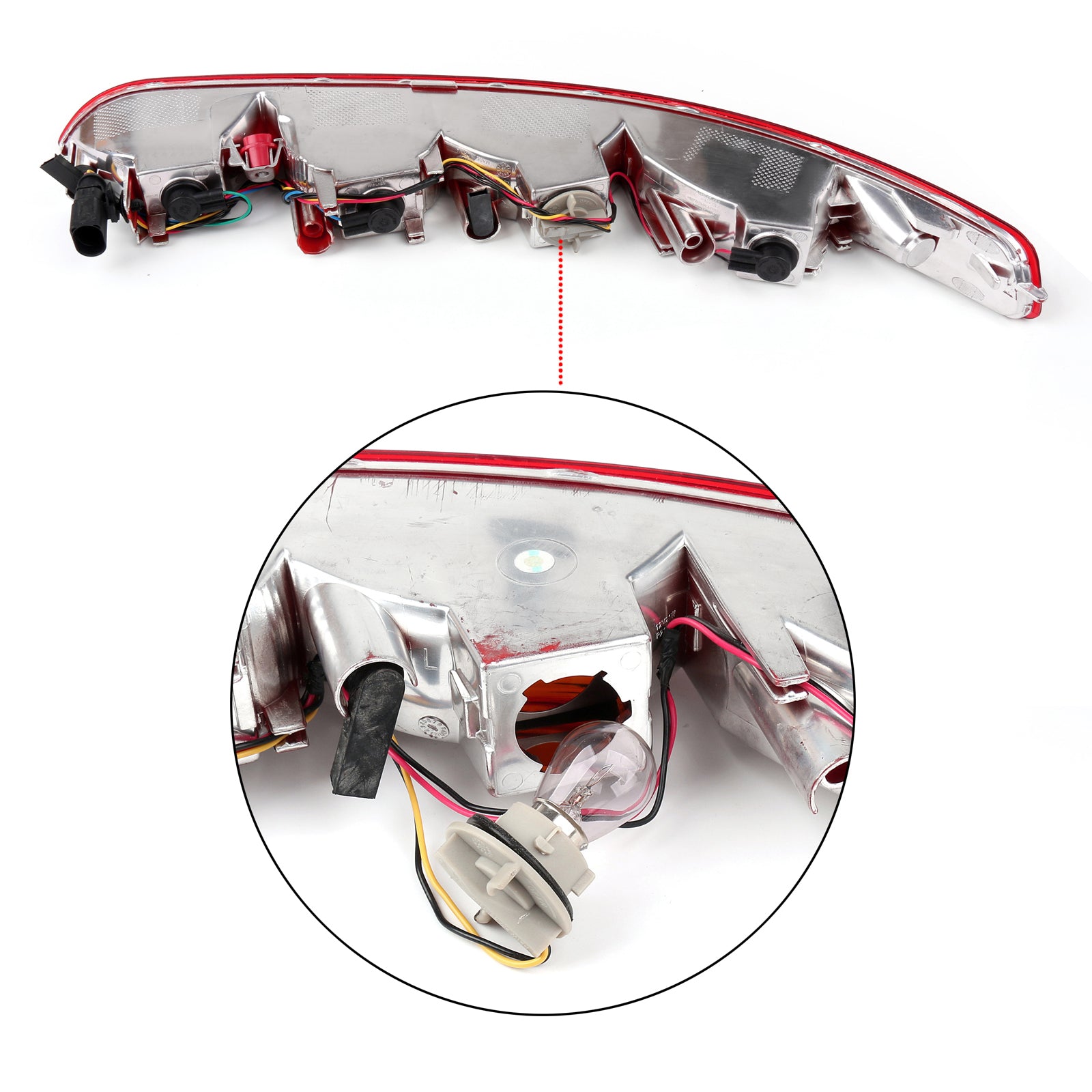 2009-2015 Audi Q5 Left+Right Lower Tail light Lamp Rear Reverse Bumper Light Generic