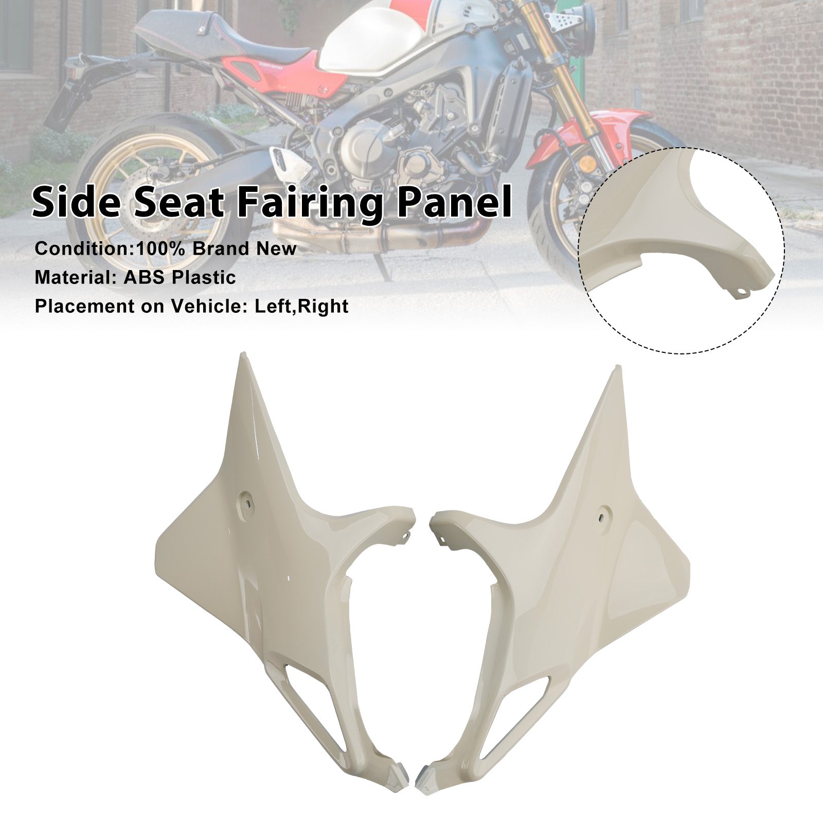 Capot de panneau de carénage de siège latéral Yamaha XSR 900 XSR900 2022-2025