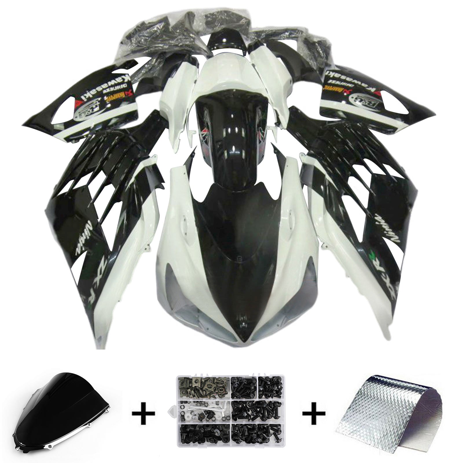 2012-2022 Kawasaki ZX14R ZZR1400 injectiekuipset carrosserie