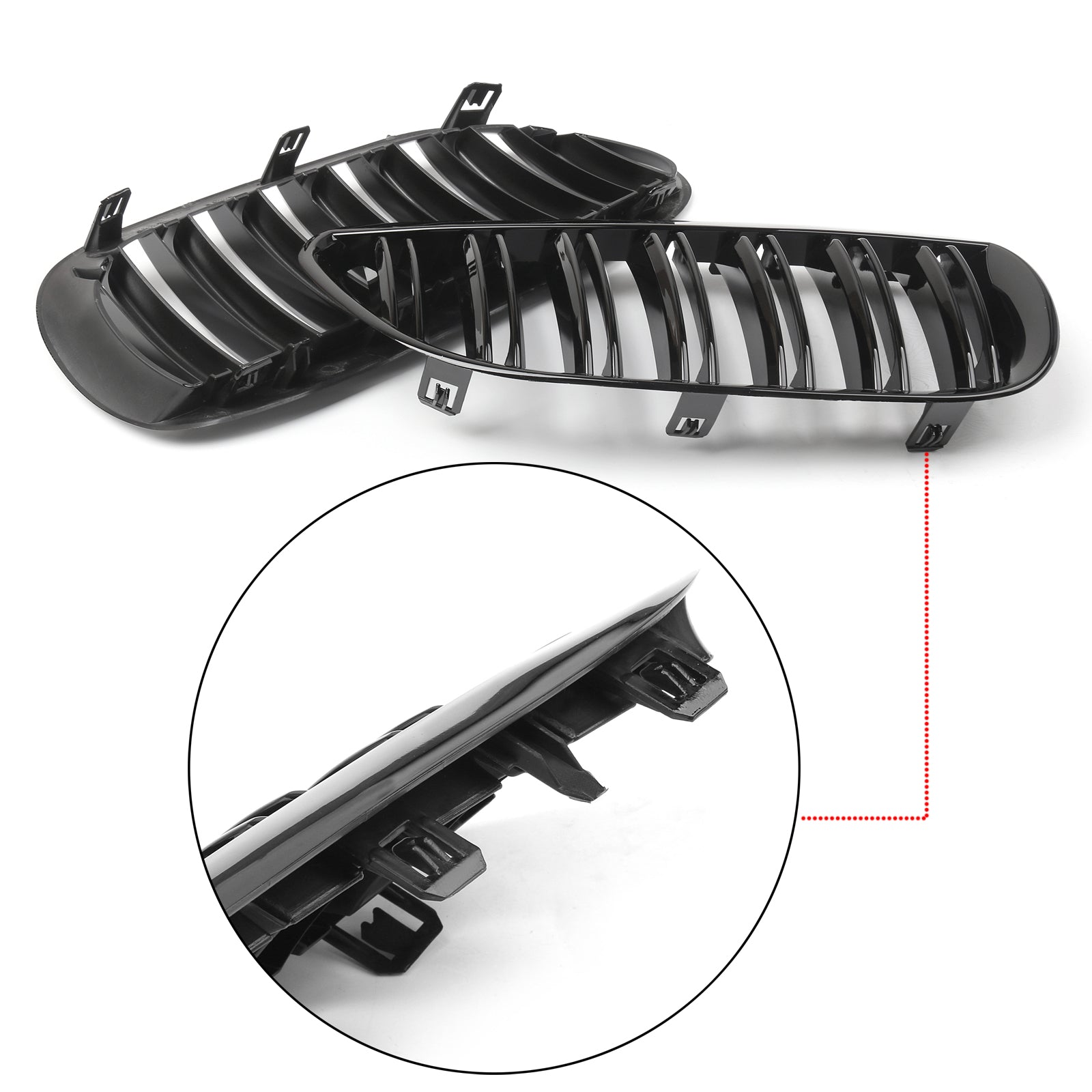 2004-2010 BMW E63 E64 M6 645Ci 650i M6 Par Främre Stötfångare Huv Grill Grill