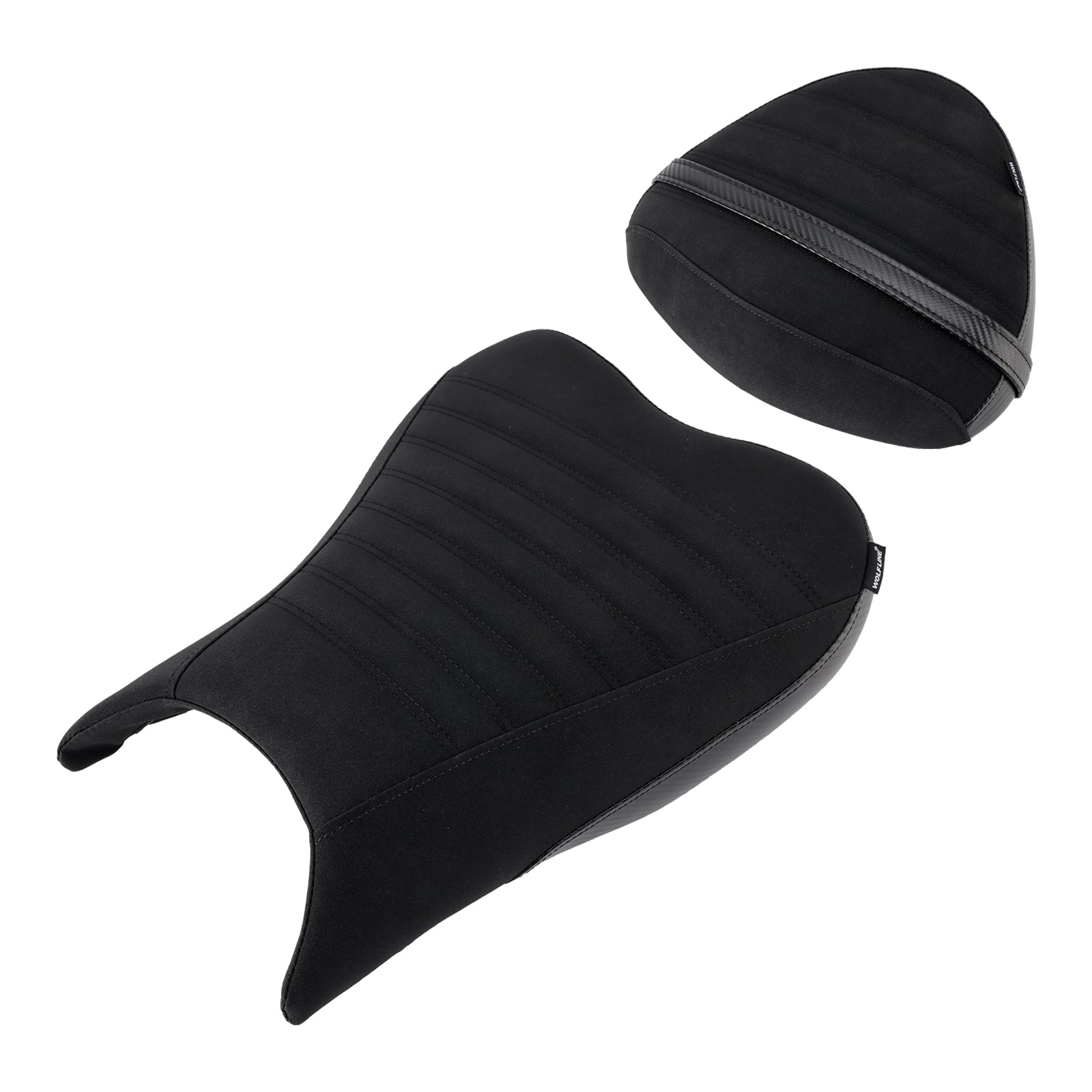 Lower Front W/ Rear Seat Driver Pillion Black1 For Suzuki Hayabusa 1300 22-24