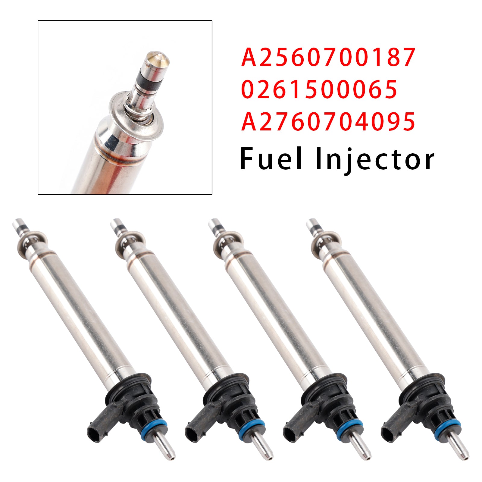 2020 For Mercedes Benz GLE450 4PCS Fuel Injector A2560700187