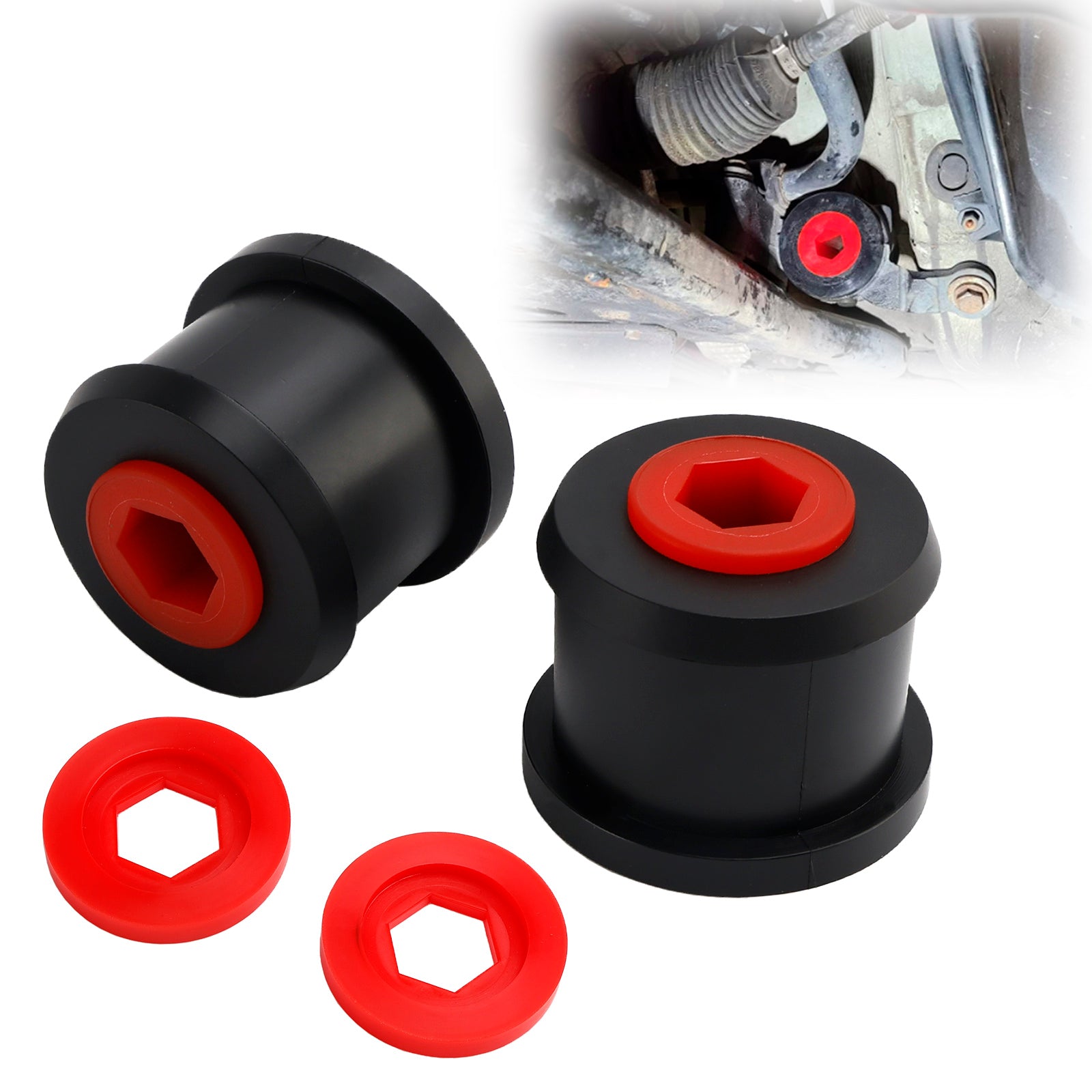 Kit de douilles de bras de commande inférieur avant en Poly, pour BMW Mini Cooper S 2000 – 2006