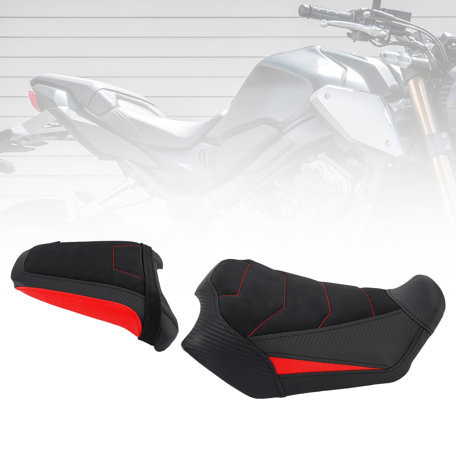 Lower Front W/ Rear Seat Driver Pillion Red2 For Honda Cb650R Cbr650R 2024-2025