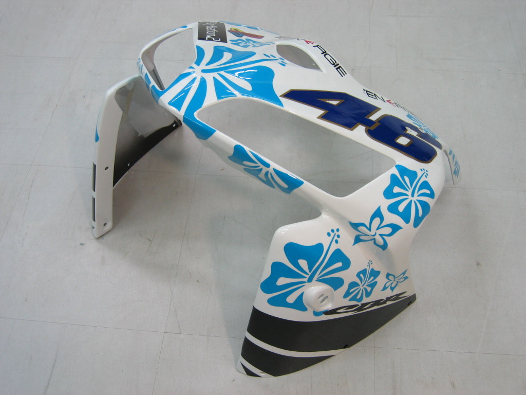 2005-2006 Honda CBR 600 RR Multi-Color Azzurro Floral Racing Fairings Generic