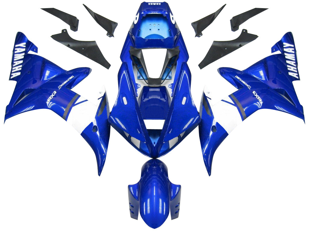 2002-2003 Yamaha YZF-R1 Super Blue Racing Fairings Generic