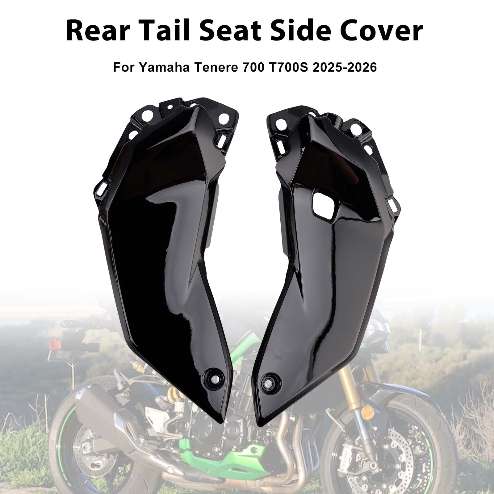 Carénage de couverture latérale de siège arrière, pour Yamaha Tenere 700 T700S 2025 – 2026