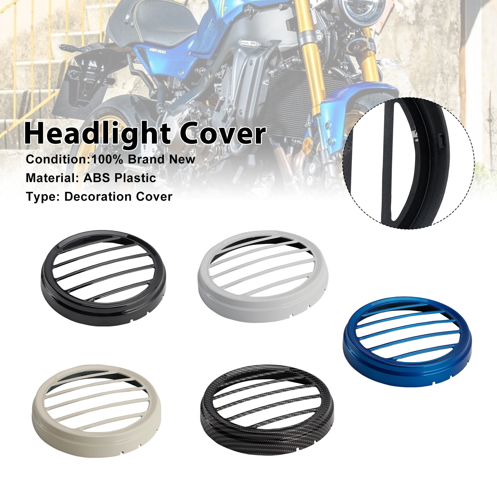 2022-2025 Yamaha XSR900 Front Nose Headlight Cover Fairing