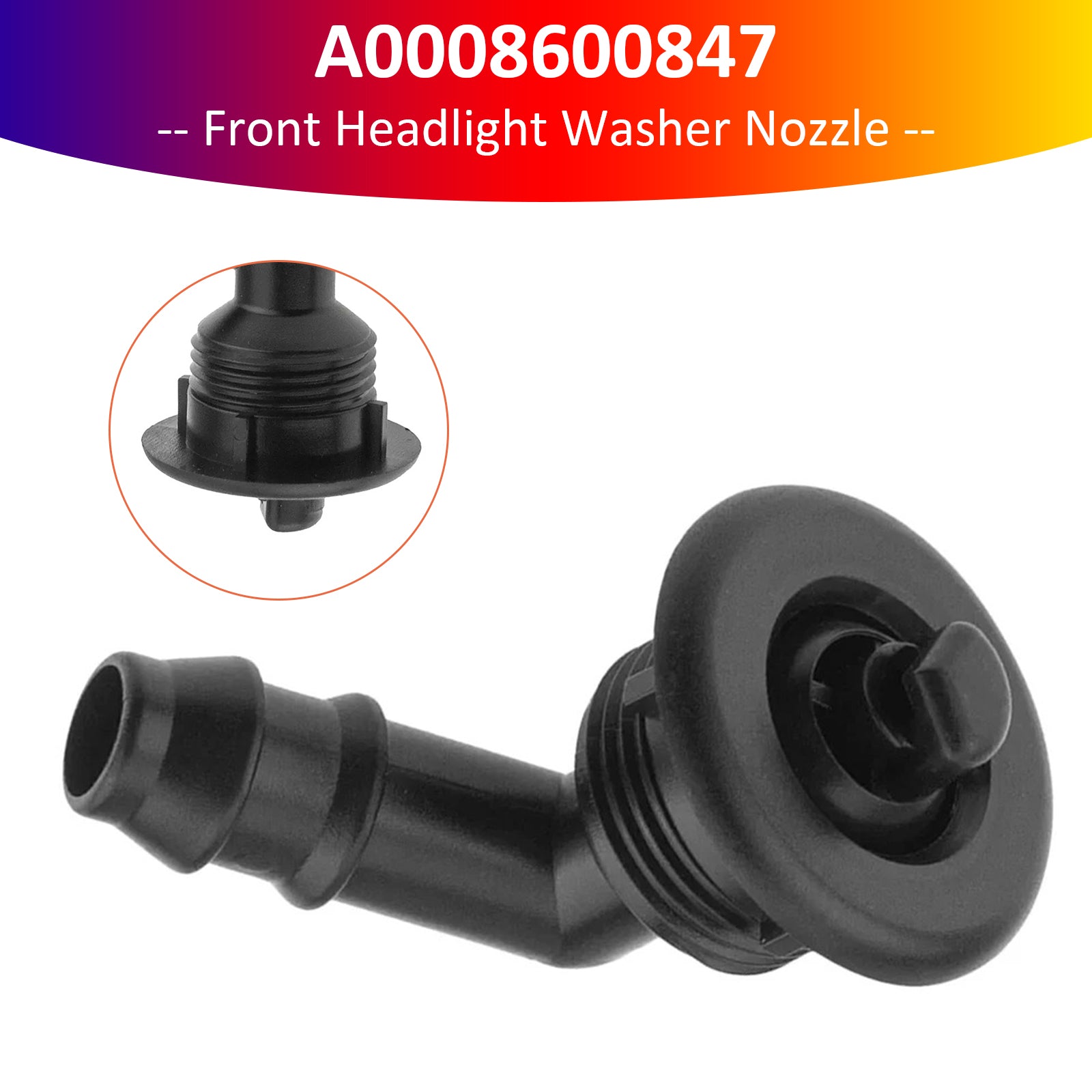 Bico do lavador de faróis dianteiros para Mercedes-Benz W463 Classe G G550 A0008600847