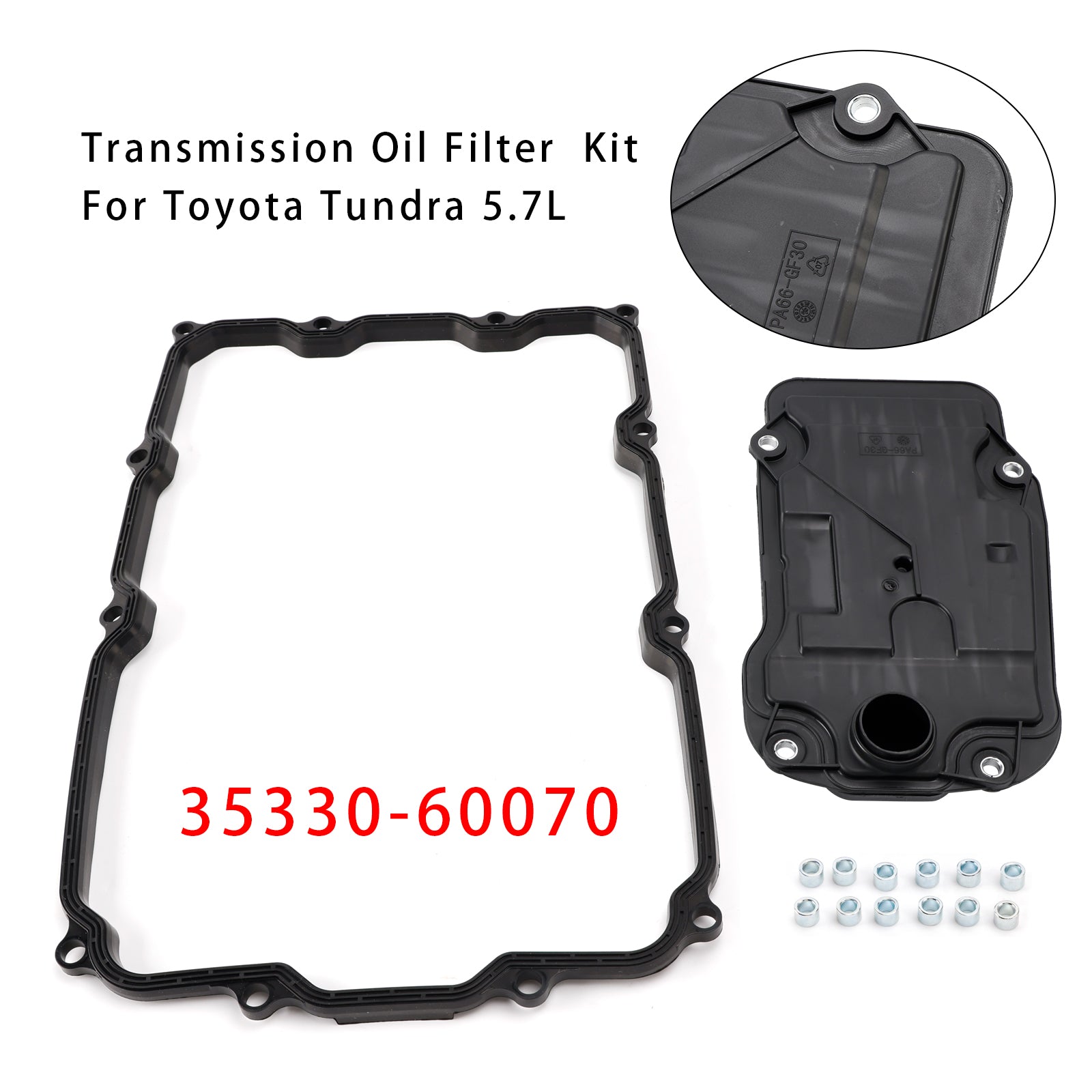 Filtre à huile de transmission Toyota Tundra 5,7 L avec joint torique 35168-34020 35330-60070 90301-31014