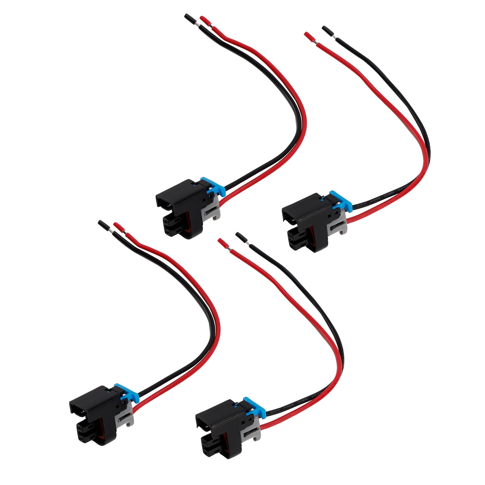 Connecteur d'injecteur de carburant, 4 pièces, Clip de prise, queue de cochon, déconnexion rapide, adapté à Buick