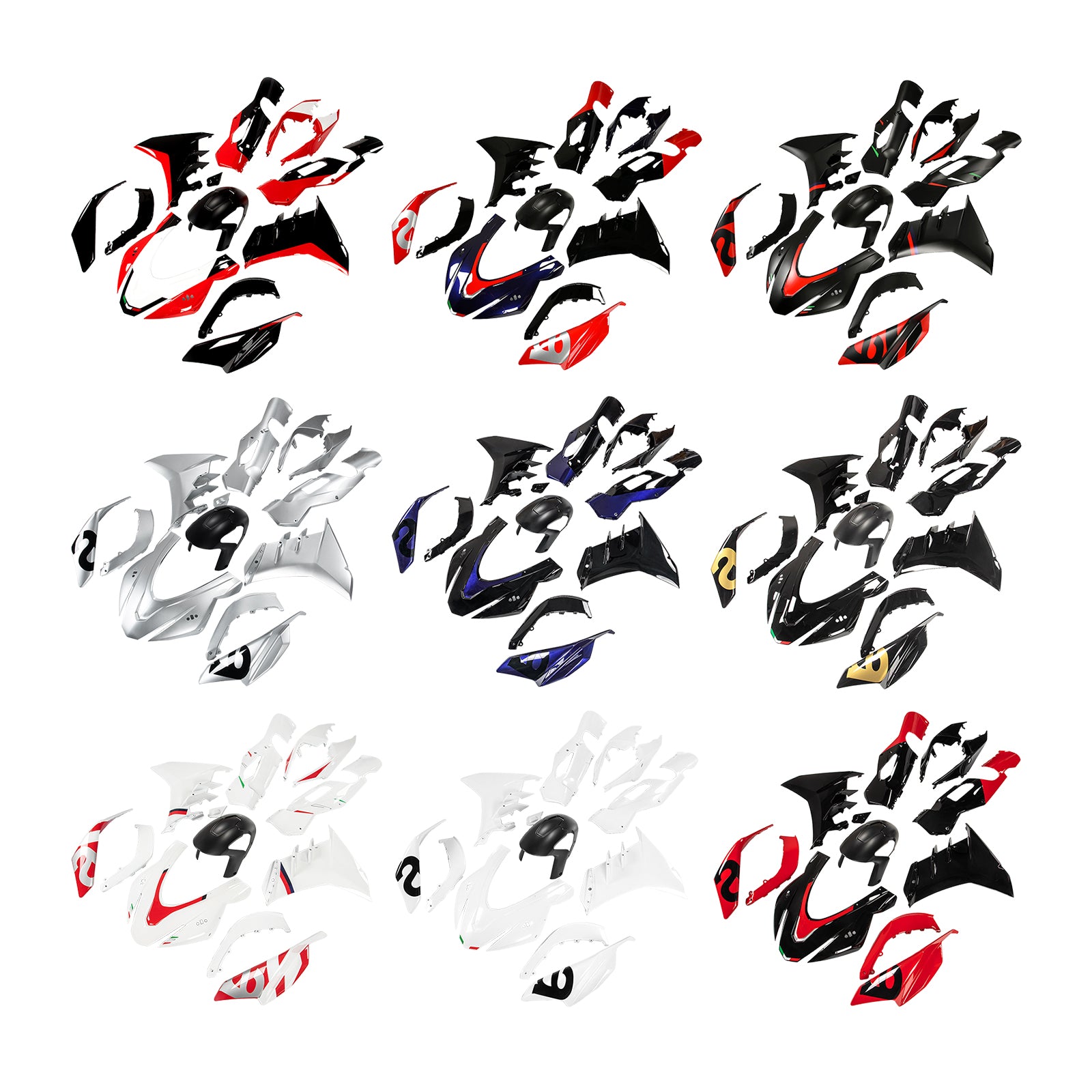 Injeção ABS Kit de carenagem de plástico de plástico para Aprilia RSV4 2021-2024