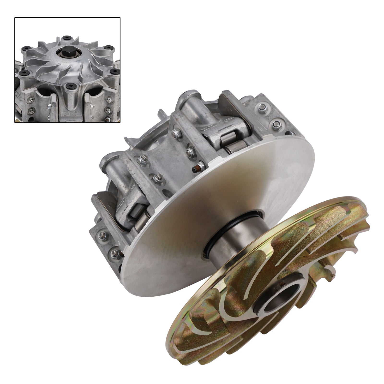 Front Clutch Variator Pulley 420864910 For Can-Am Maverick Max 1000 Turbo 15-17