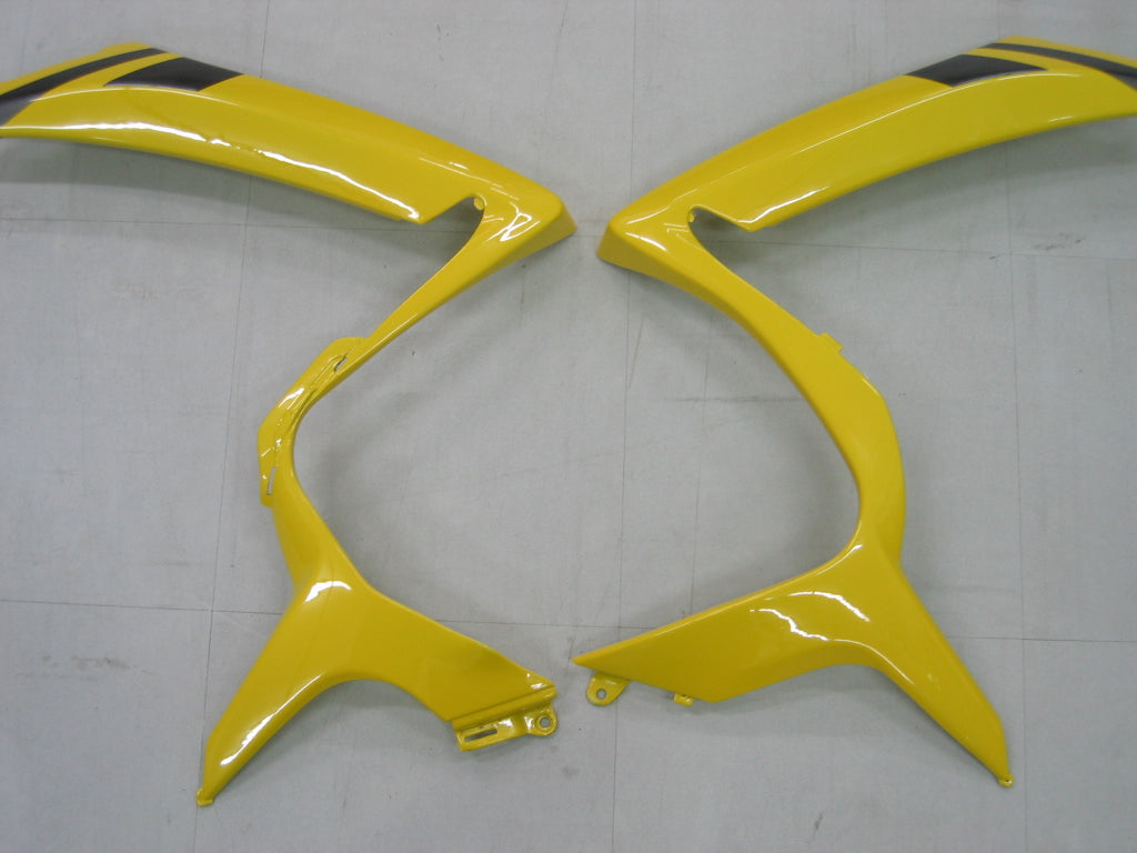 2006-2007 Suzuki GSXR 600 750 Black & Yellow GSXR Racing Fairings Generic