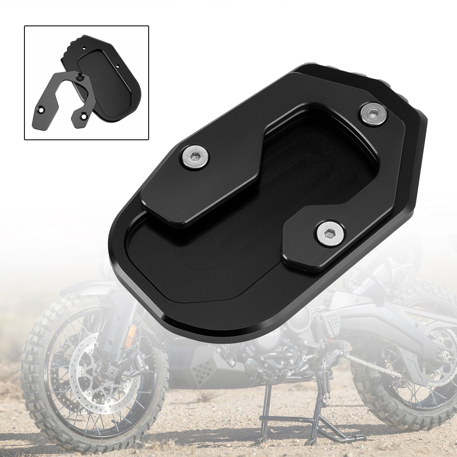 Kickstand Enlarge Plate Pad fit for pan America 1250 2021-2022