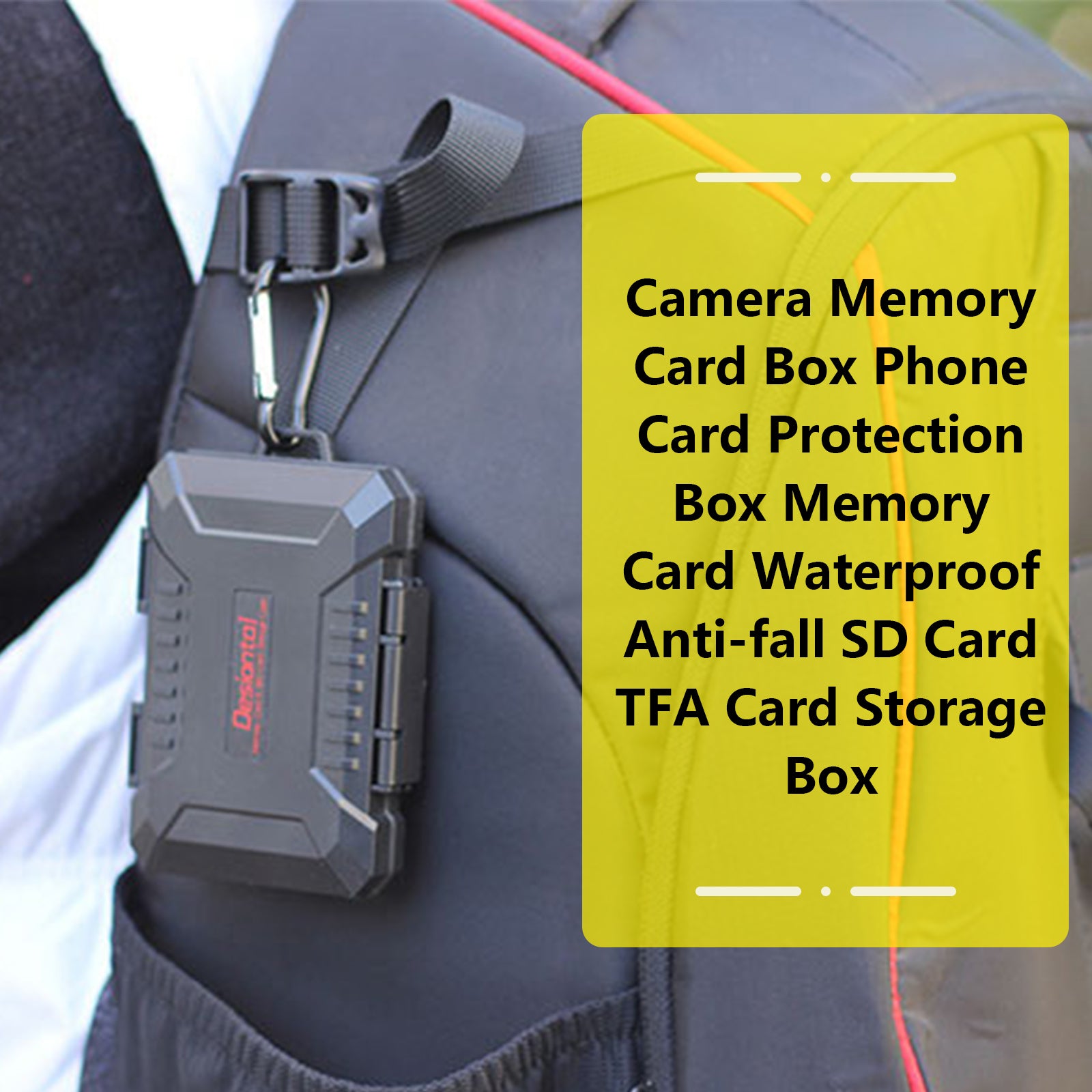 Camera Memory Card Box SD Card Protection Box Waterproof Anti-fall Storage Box