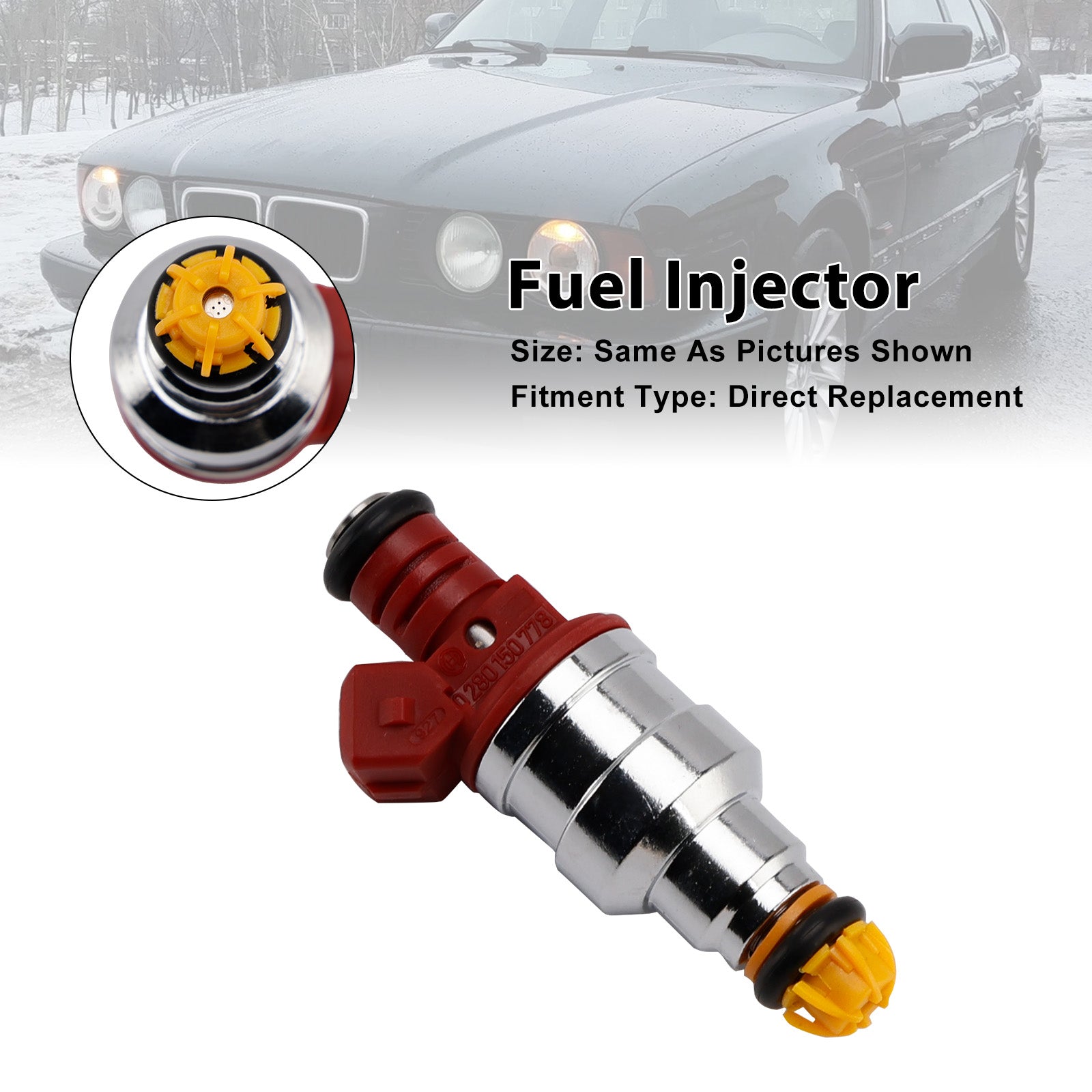 1Pcs Fuel Injector For BMW 540i 740i 3.0L 4.0L 4.4L V8 1993-1998 0280150778