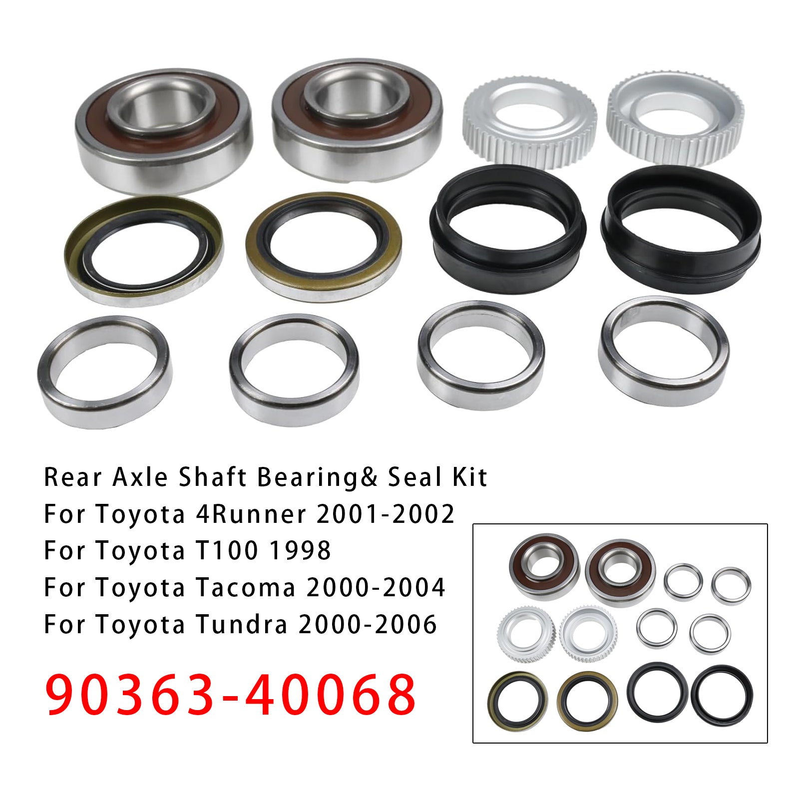 Kit de friction de plaque d'embrayage de transmission Toyota Tundra 2000-2006 24 pièces 90313-54001 725