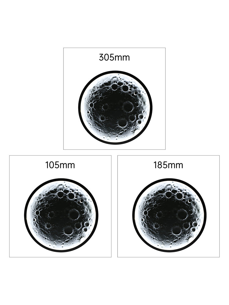 Lâmpada lateral da lâmpada lateral da janela traseira do carro Lâmpada decorativa de lua