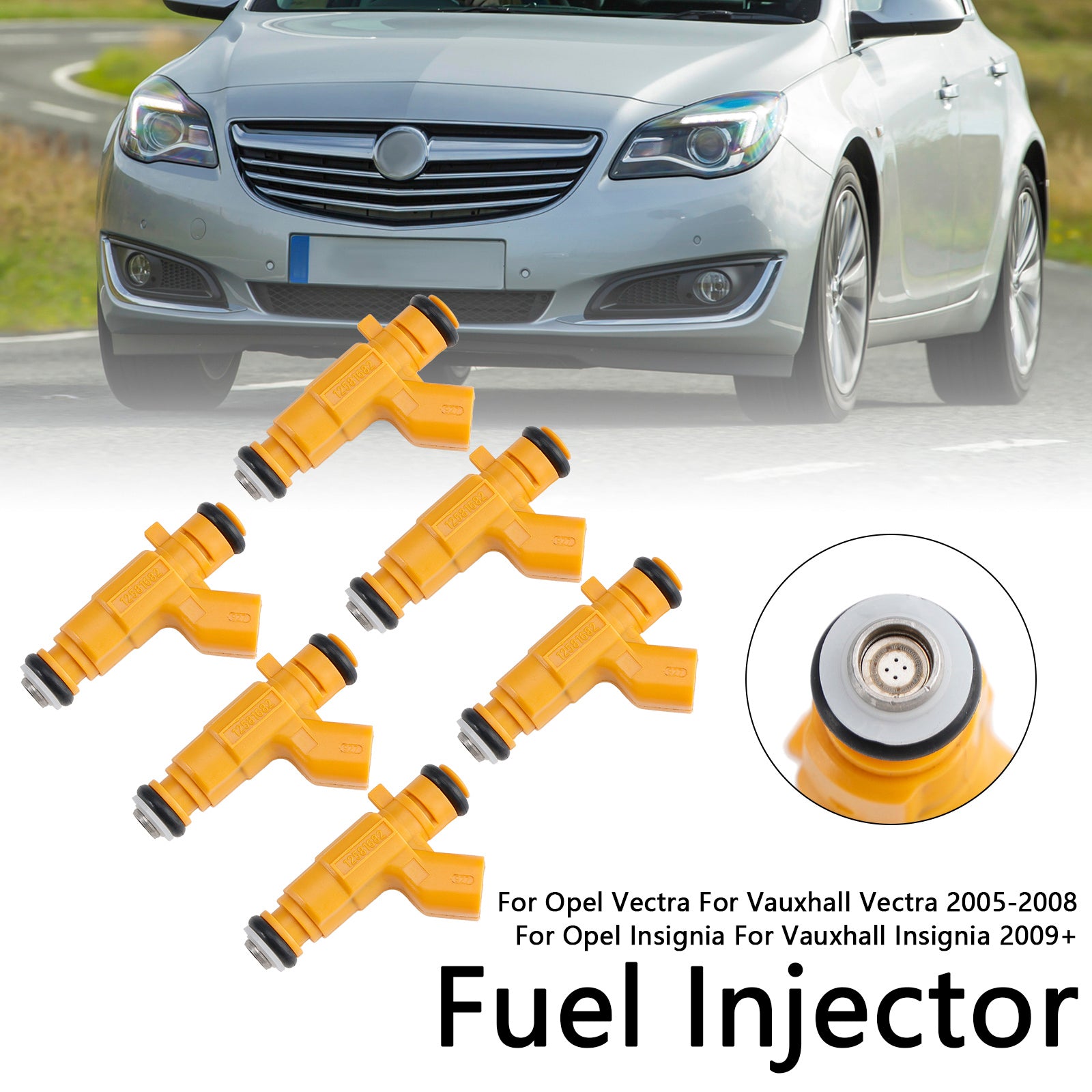 6PCS Brandstofinjector 0280156129 Fit Vauxhall Vectra Fit Saab 9-3 2.8L 12581682