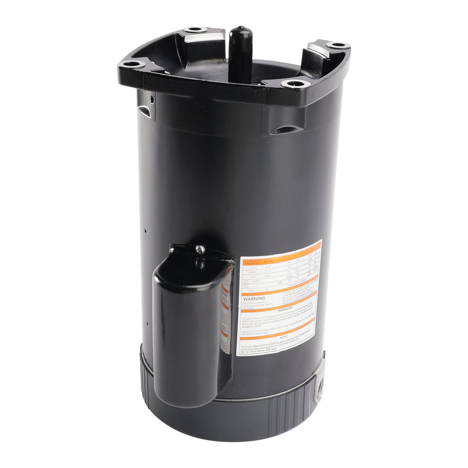 B2840 B840 2,5 pk 230 V zwembadpompmotor 56Y frame vierkante flens