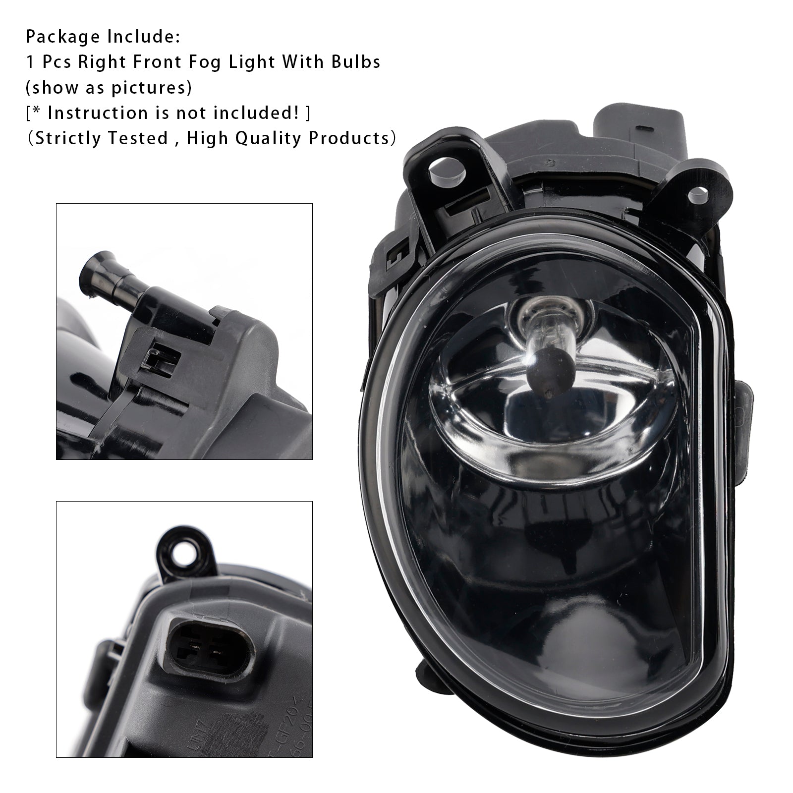 2004-2007 Audi A8 D3 1 Pcs Right Driver Side Front Bumper Fog Light