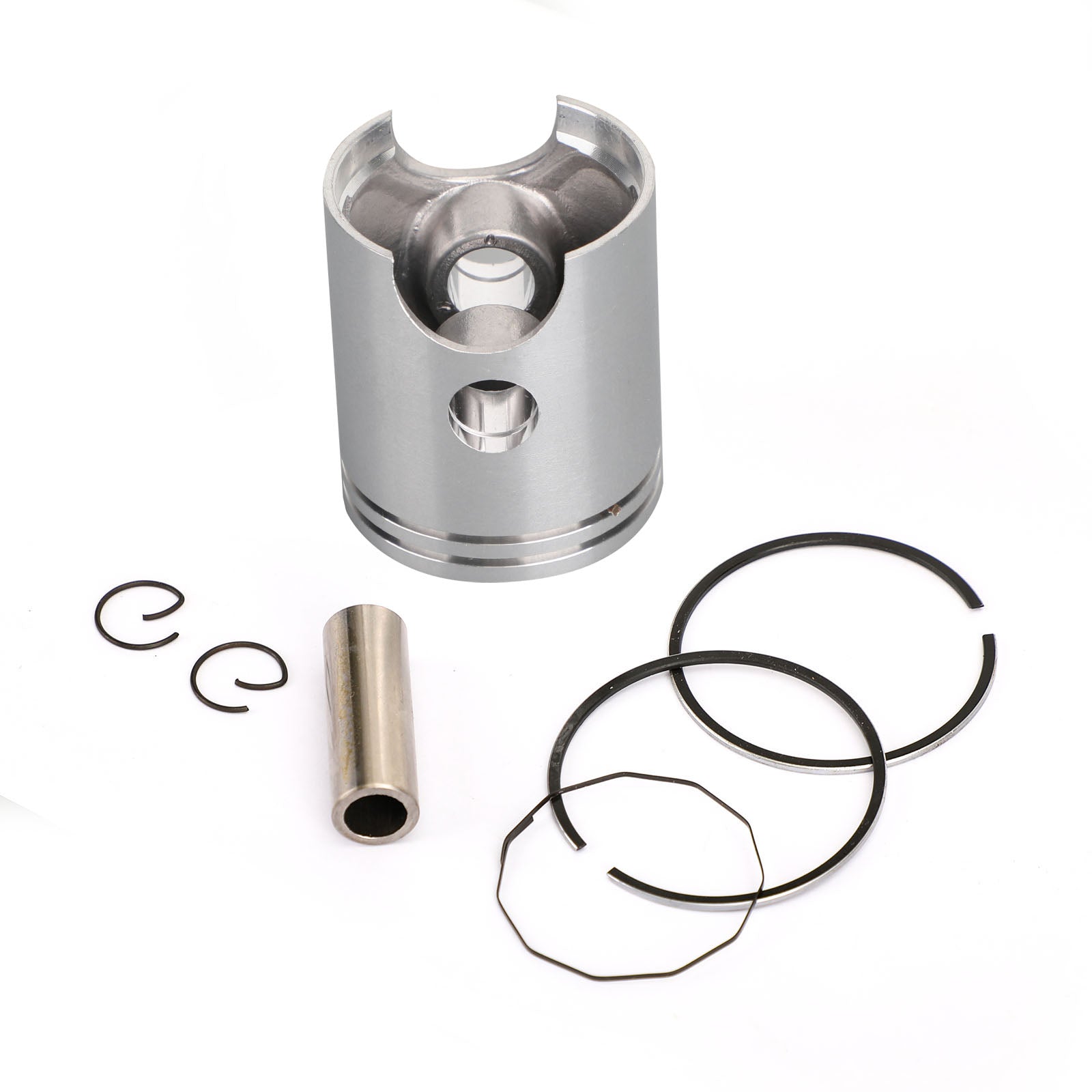 Piston Kit +0.25MM Bore 52.25mm Fit for Yamaha YB100/DX100/AG100/LT2/LT3 100cc