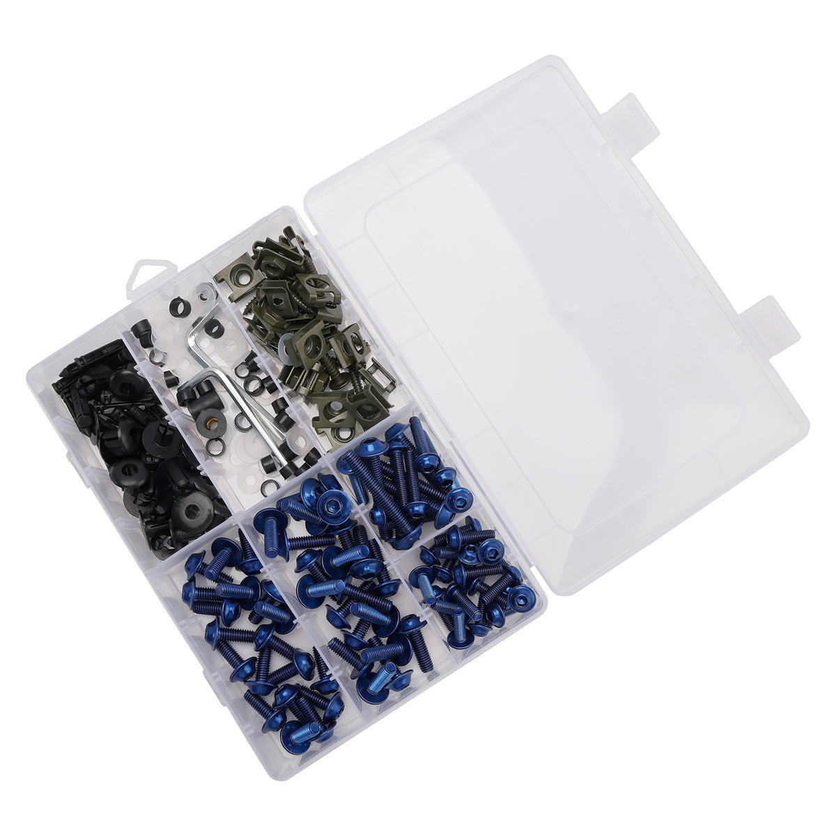 2014-2015 Honda CB500F Fairing Bolts Screws Bodywork Kit Blue Generic